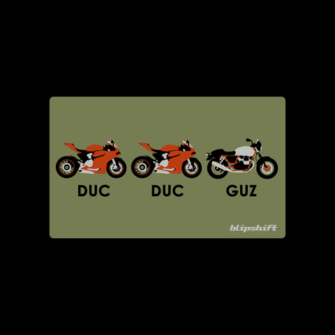 Duc Duc Guz Sticker