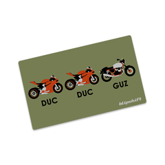 Duc Duc Guz Sticker