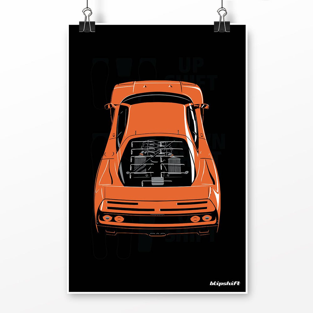 End Zone Backprint Poster