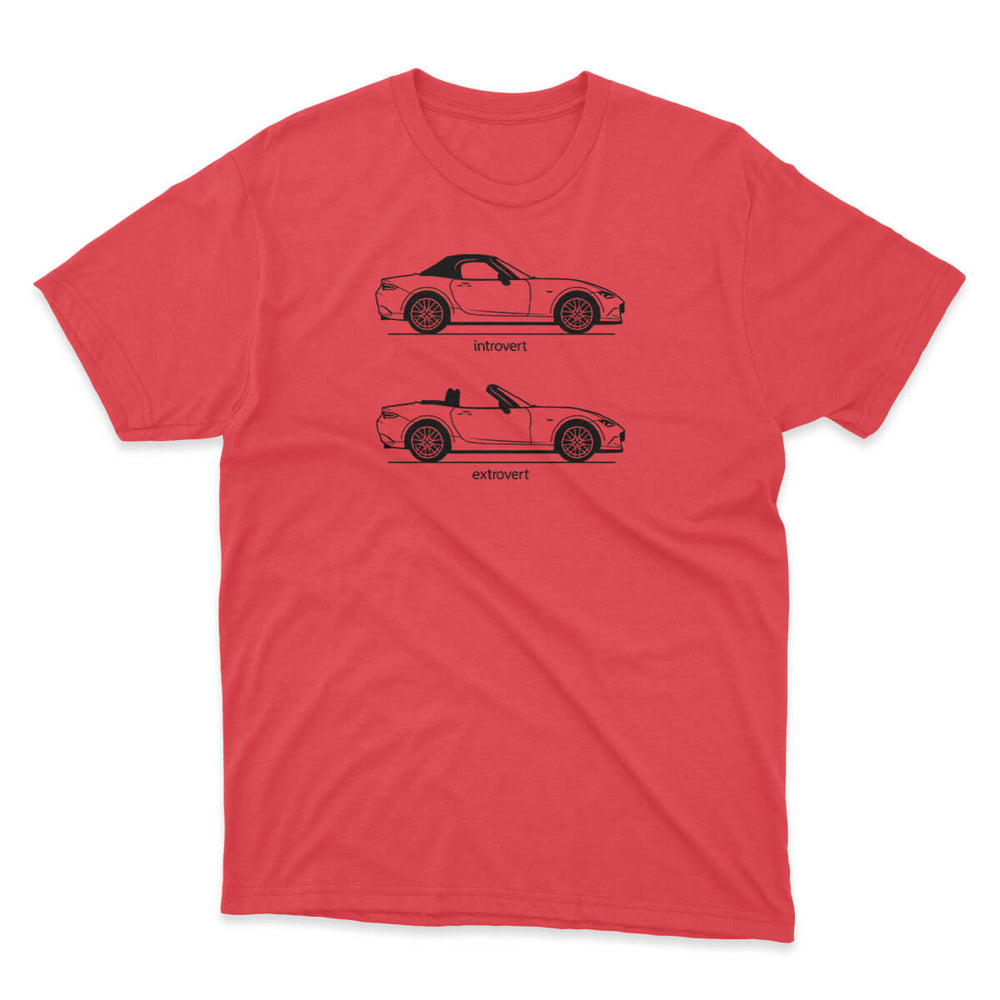 Extrovert Red Men's Premium Tri-blend