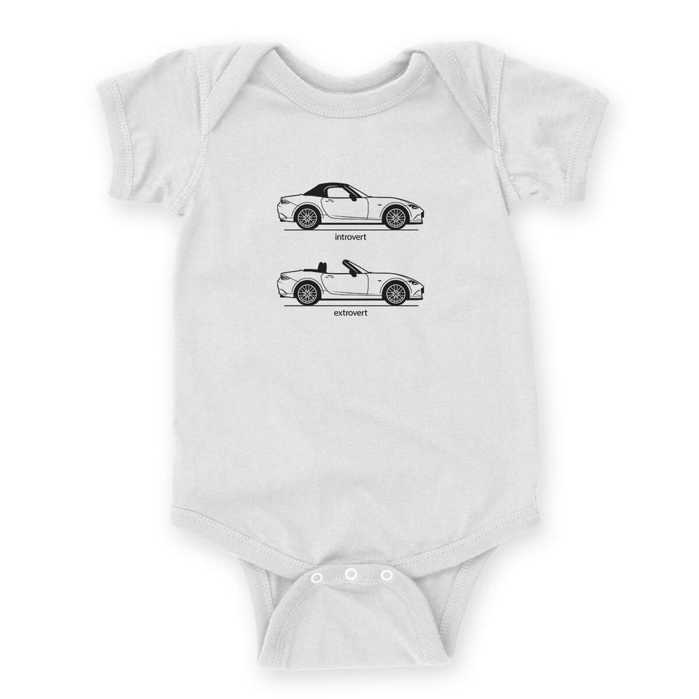 Extrovert White Onesie