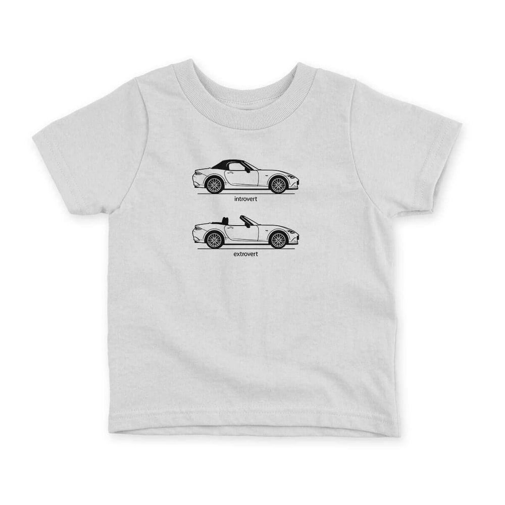 Extrovert White Youth's Tee