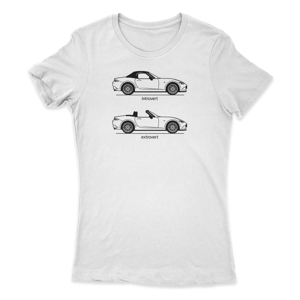 Extrovert White Women's Tee