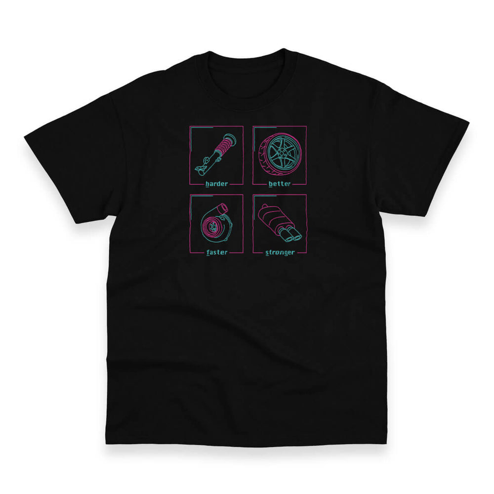 Faster Stronger Men's Heavy Duty Tee