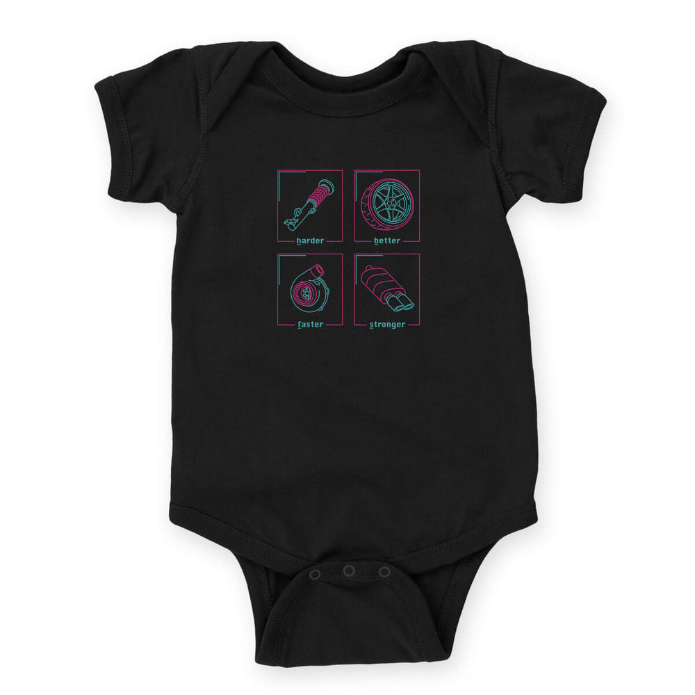 Faster Stronger Onesie