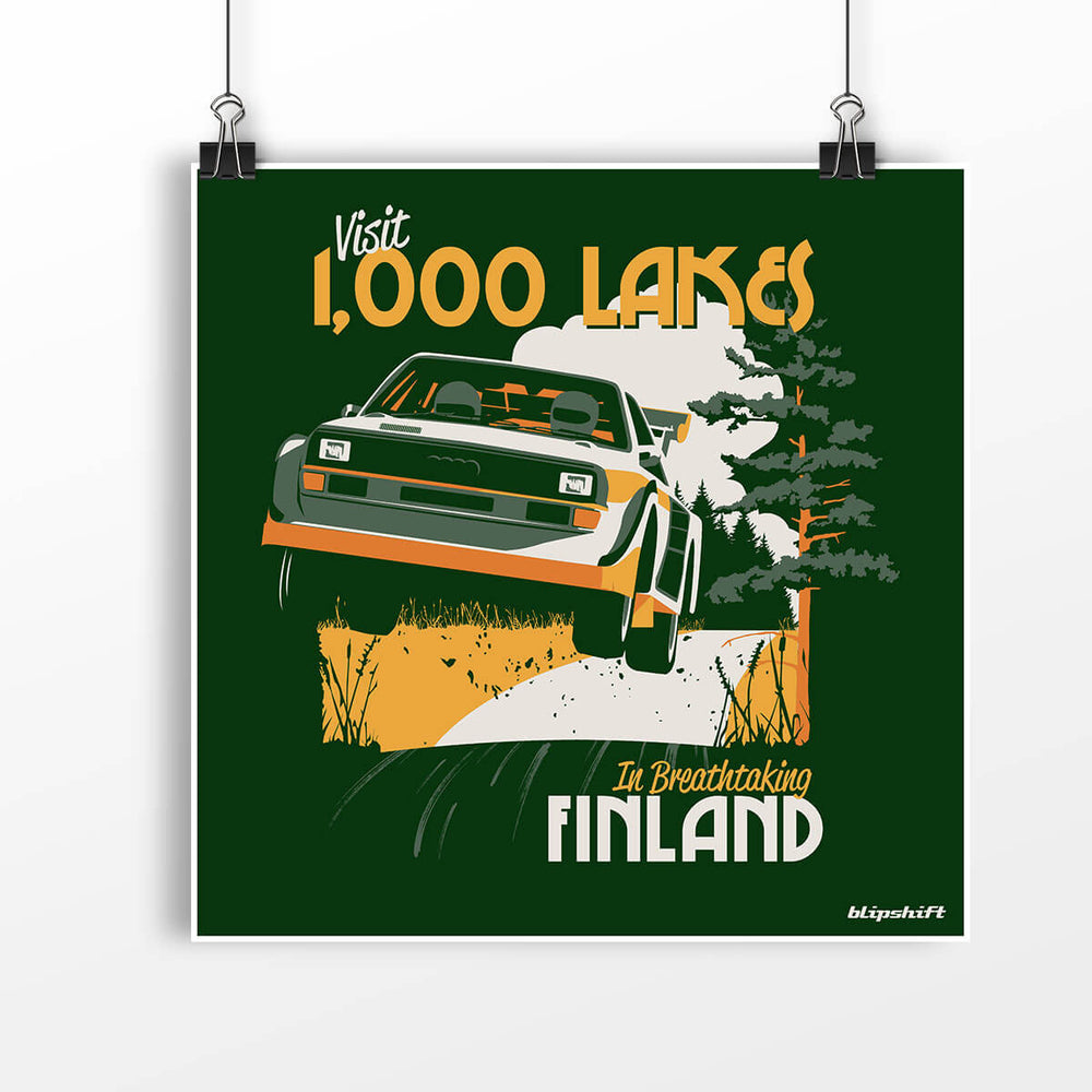 Finland o' Lakes IV Poster