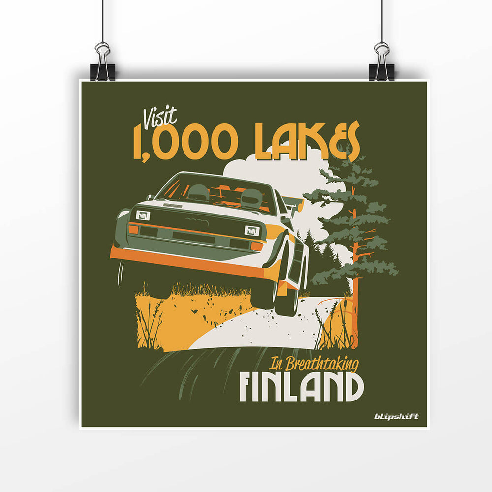 Finland o' Lakes V Poster