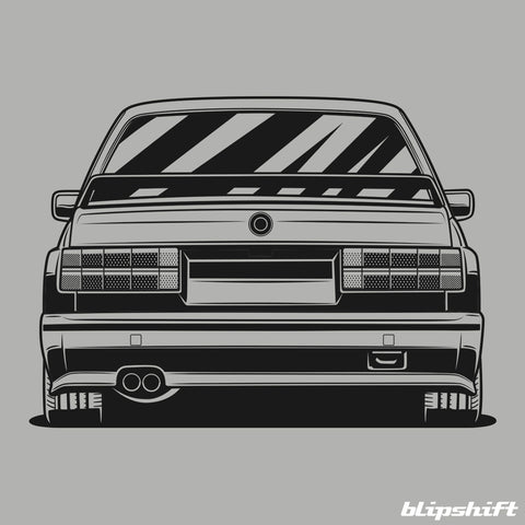 Flared Box Grey Backprint