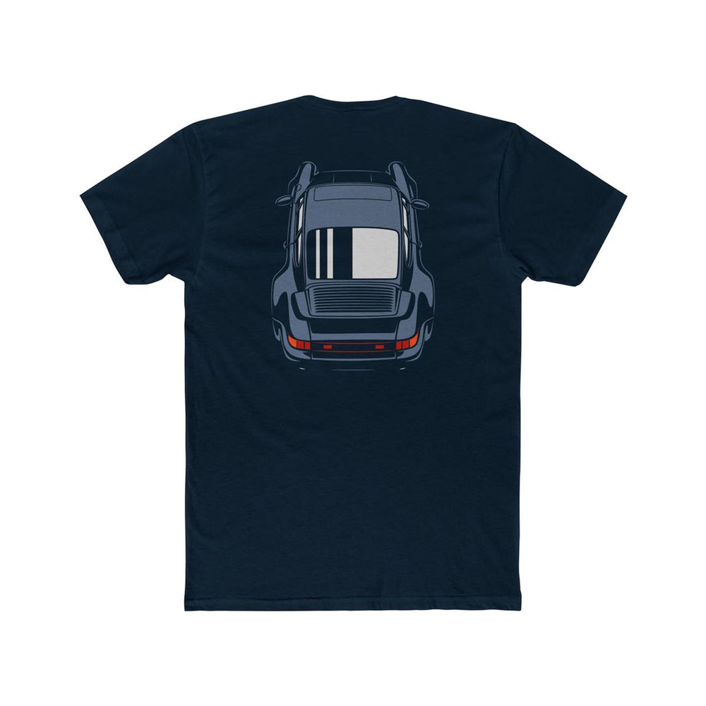 Flat-Six-Four Backprint Men's Fitted Tee