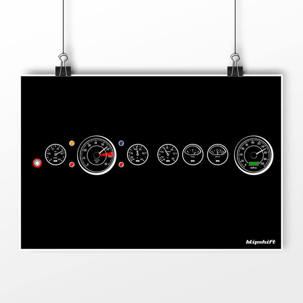 Pod Racer Alarm Clock Gauge Pod Racer - A 1966-winning American racing gauges car enthusiast ...