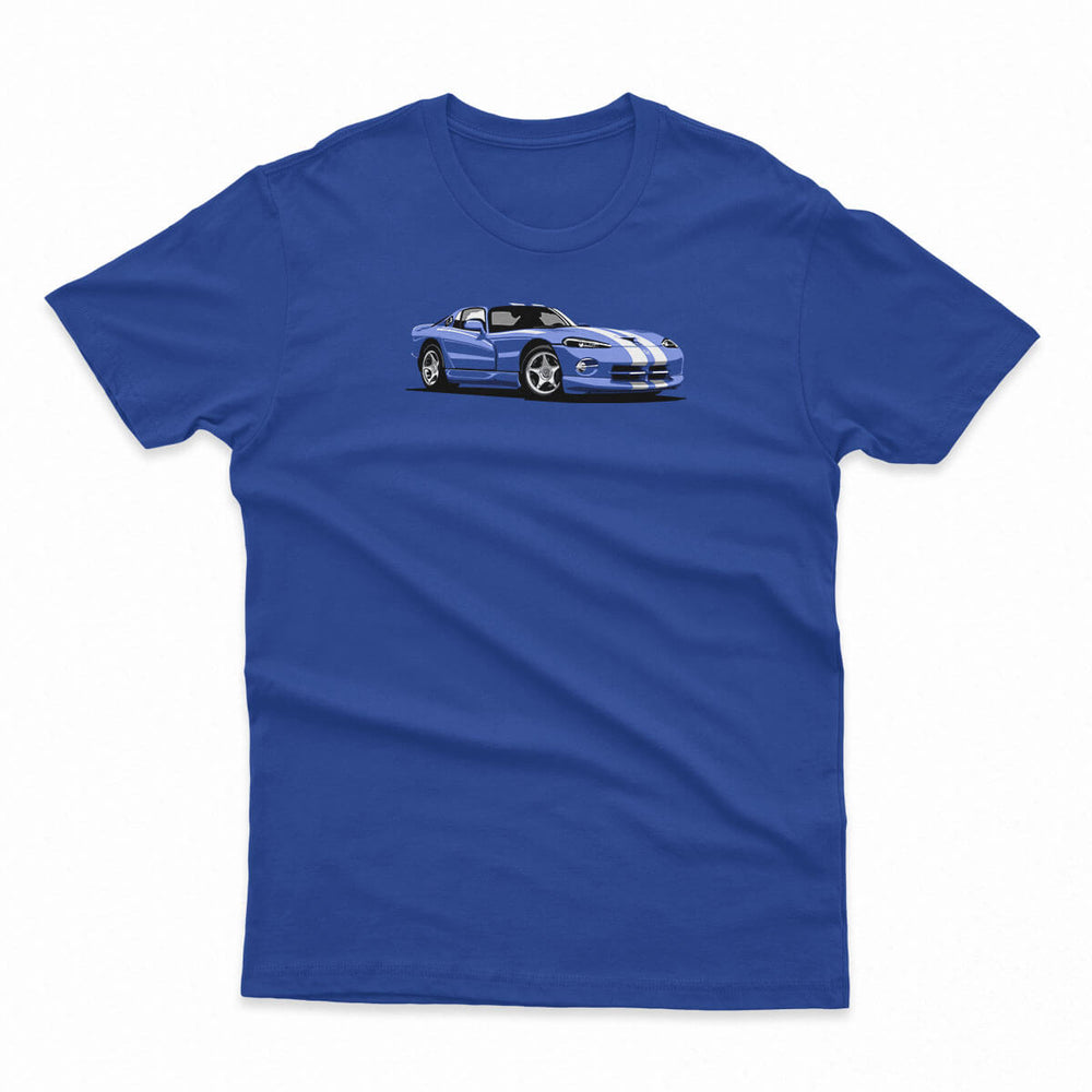 GTSnake Blue Men's Fitted Tee