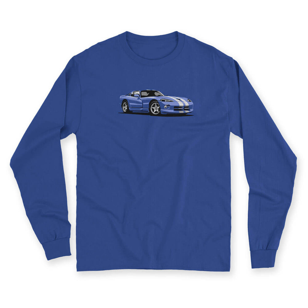 GTSnake Blue Men's Long Sleeve
