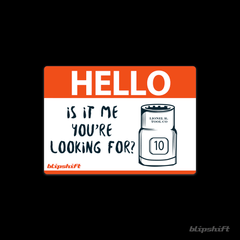 Hello Sticker  Design by blipshift