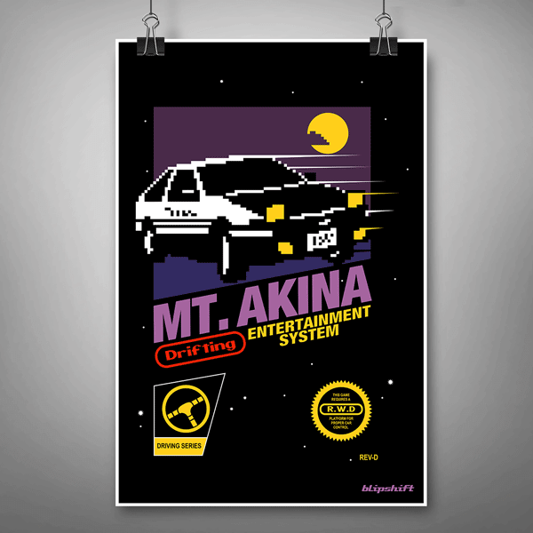 Initial D-Pad Poster