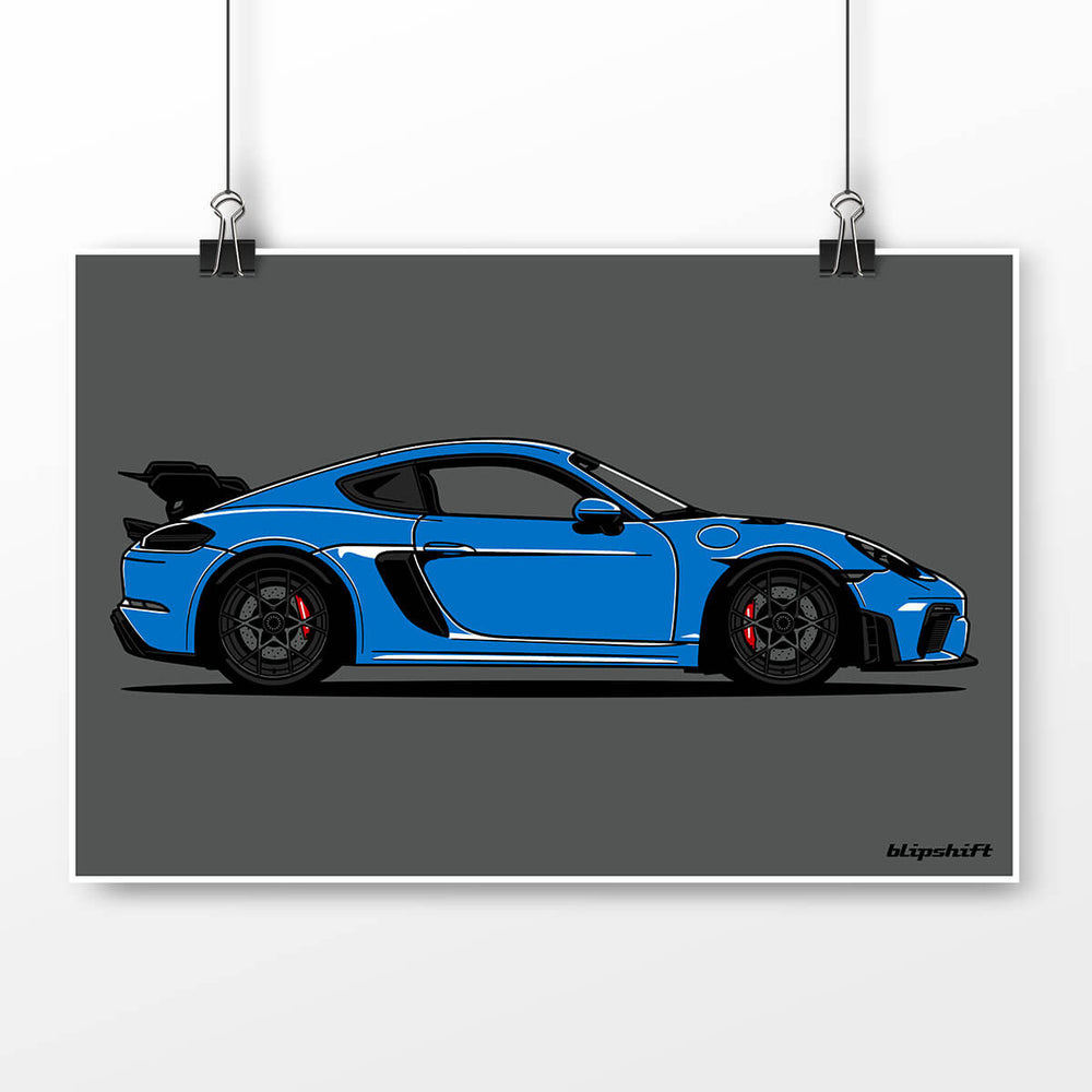 K-man Blue Poster