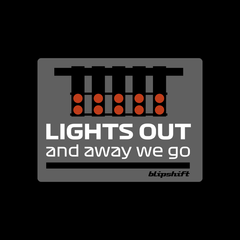 Lights Out Sticker  Design by blipshift