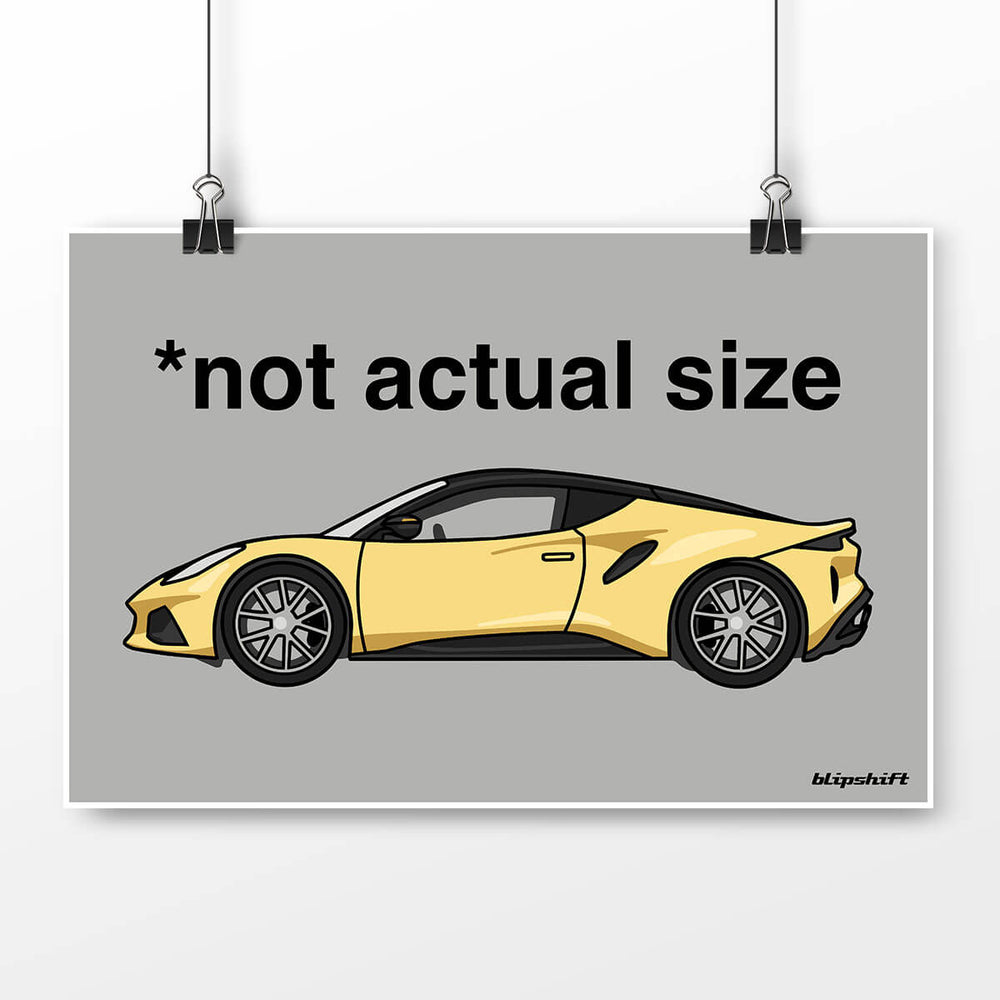 Like a Glove Yellow Poster
