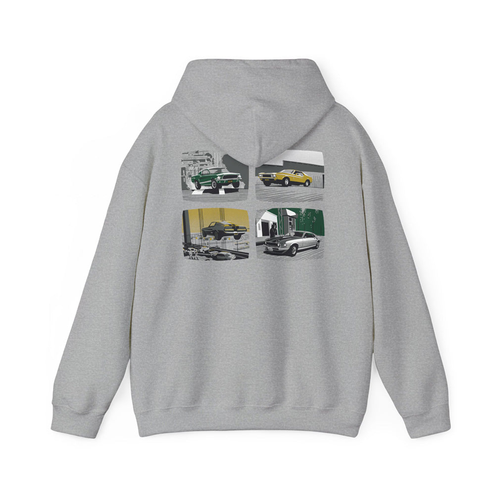 Movie-stang Backprint Hoodie