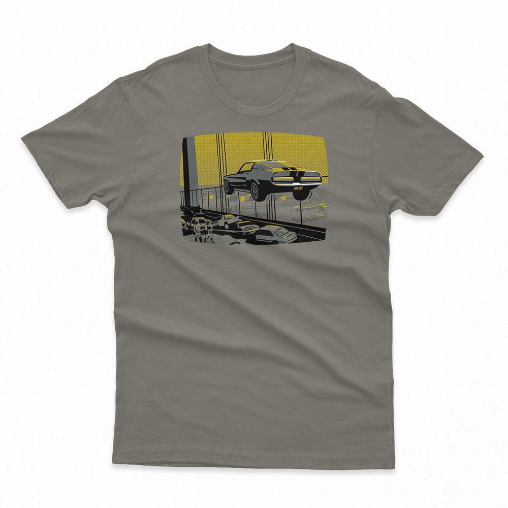 Movie-stang Gone Men's Fitted Tee