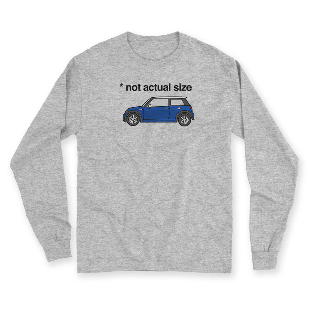 Not Actual Size Men's Long Sleeve