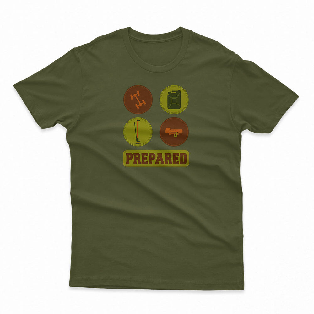 Overlanding Badge Men's Fitted Tee