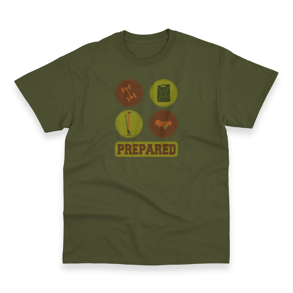 Overlanding Badge Men's Heavy Duty Tee