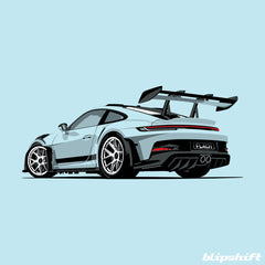 Paint Tee Sample Light Blue Design by  Neelesh