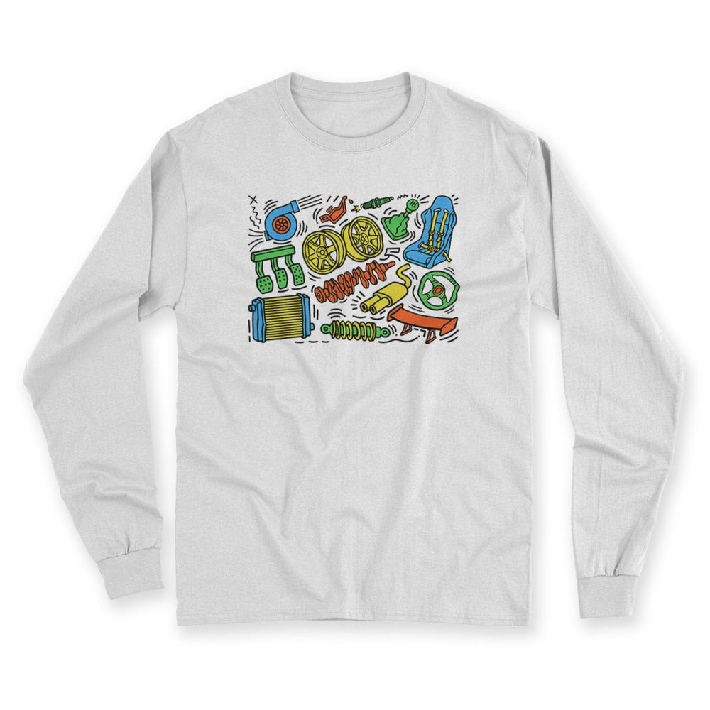 Parts in Rhythm Men's Long Sleeve