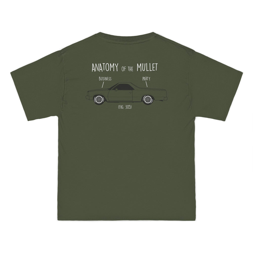 Party in the Back Backprint Men's Heavy Duty Tee