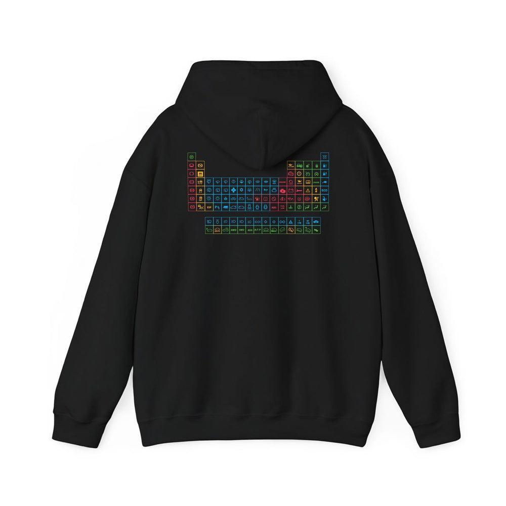 Periodic Maintenance Backprint Hoodie