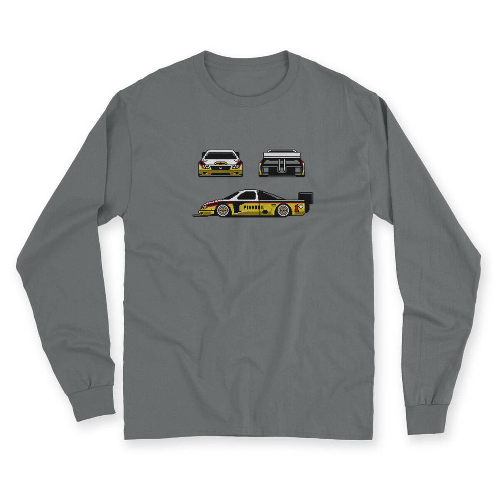 Pixel Peak Men's Long Sleeve
