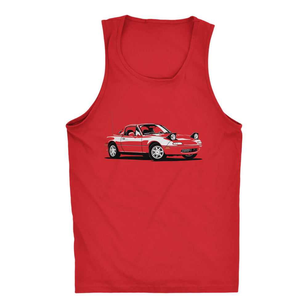 Pop-up of Color Red Men's Tank