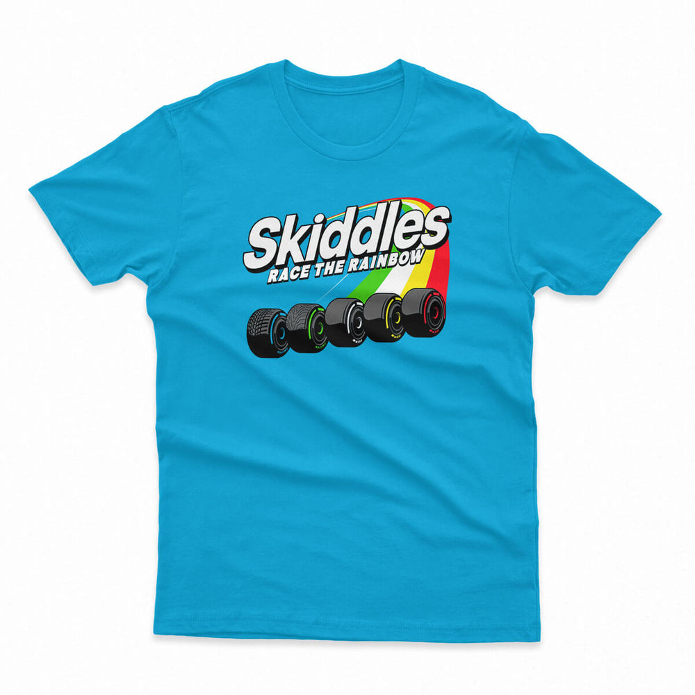 Race The Rainbow III Men's Fitted Tee