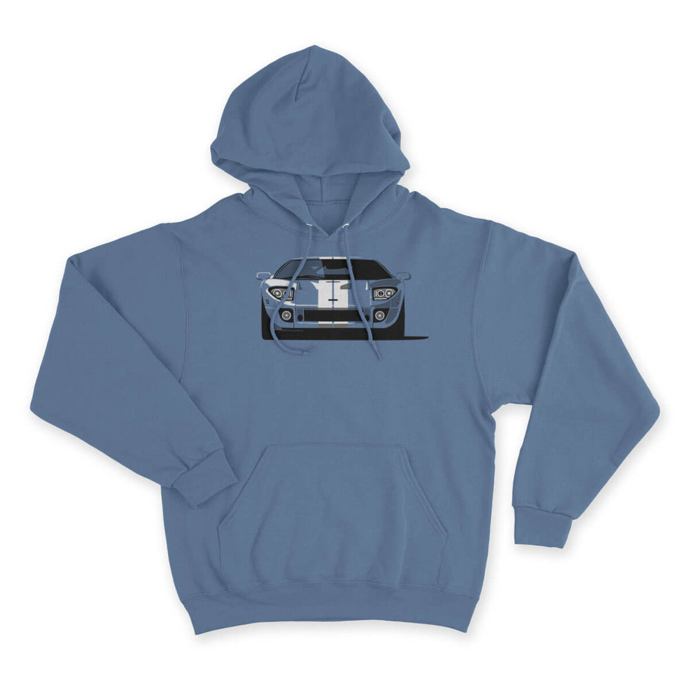 Resto-Facto Blue Hoodie