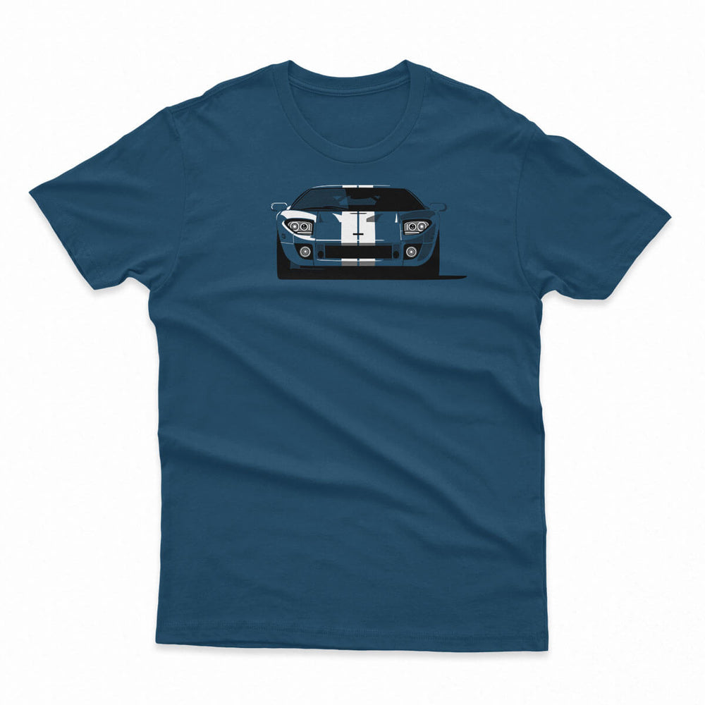 Resto-Facto Blue Men's Fitted Tee