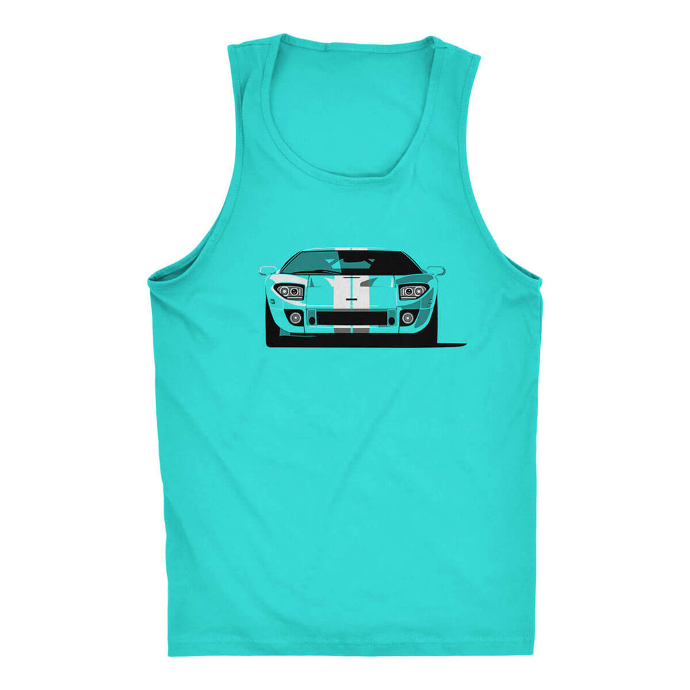 Resto-Facto Blue Men's Tank