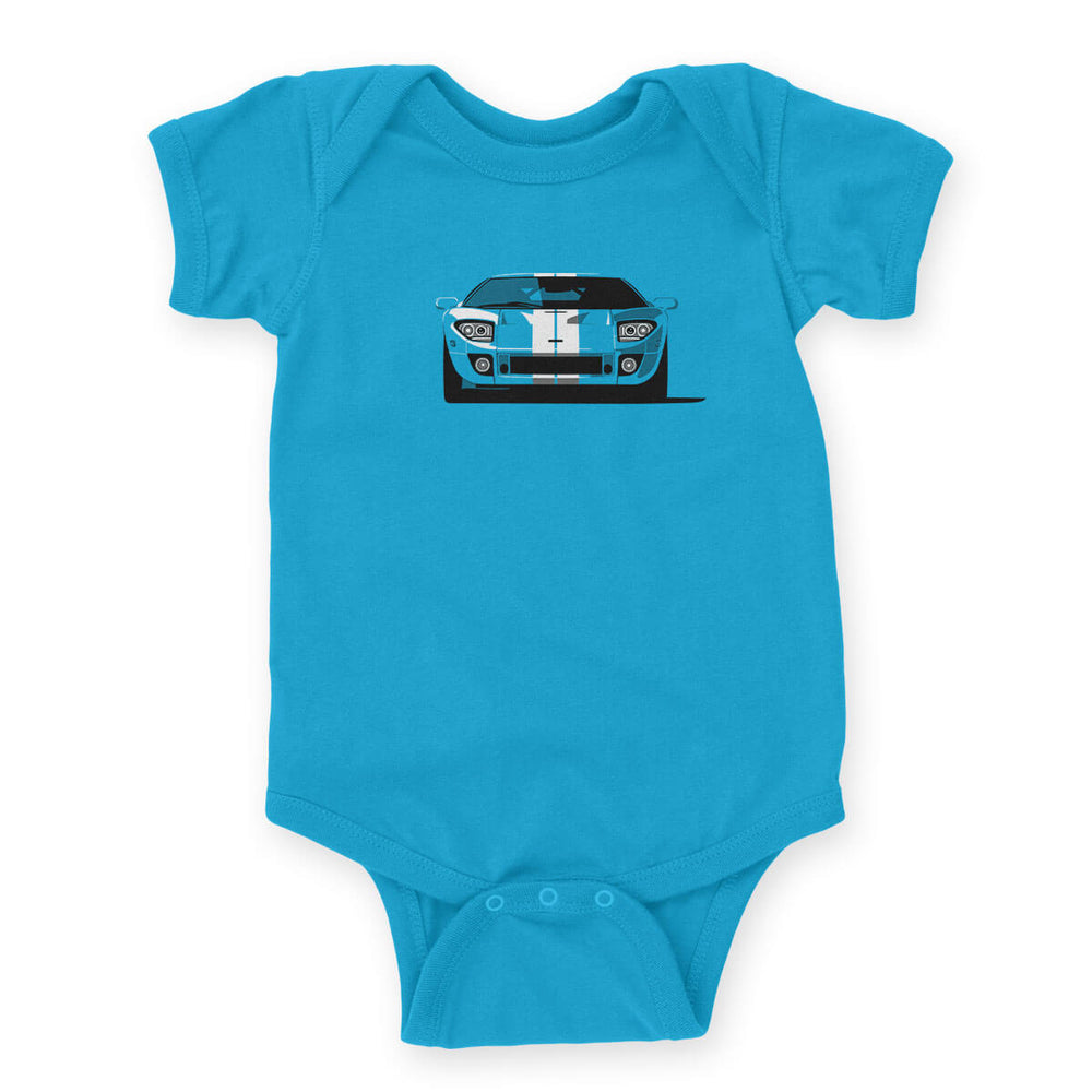 Resto-Facto Blue Onesie