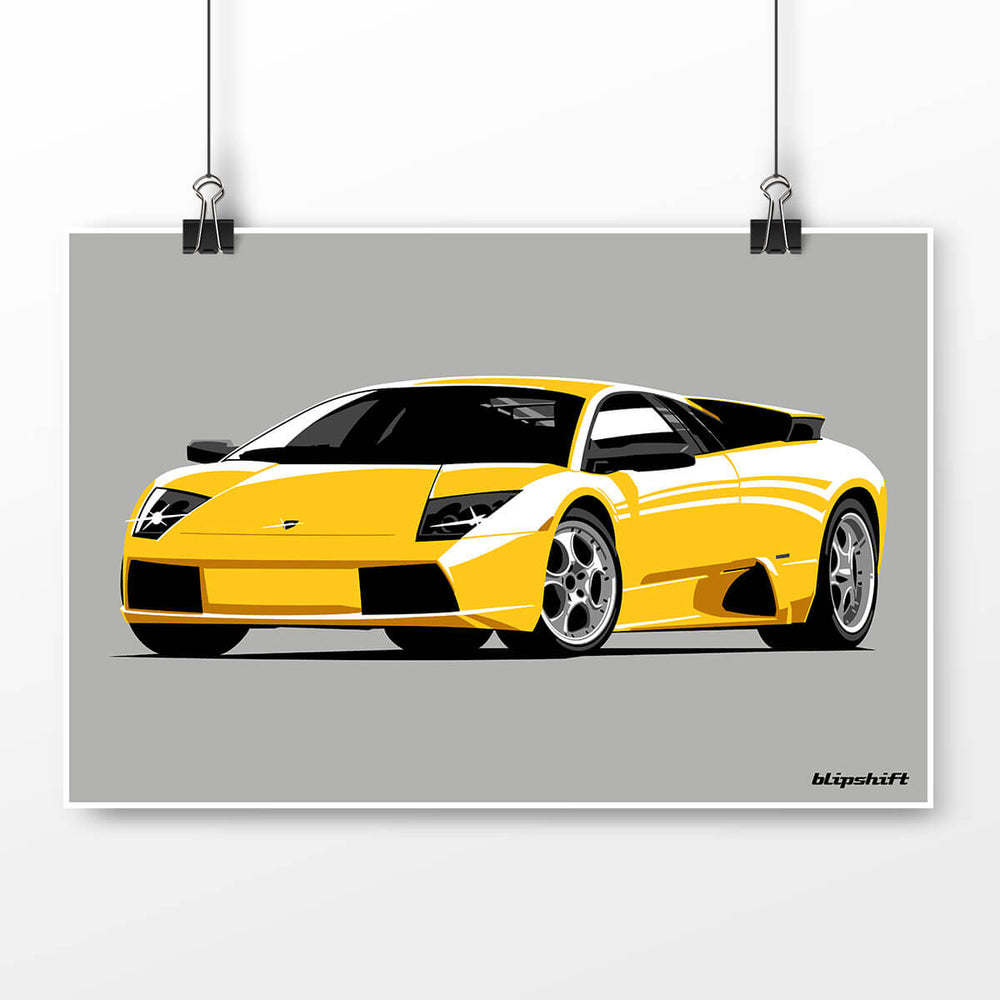 Ride the V12 Poster
