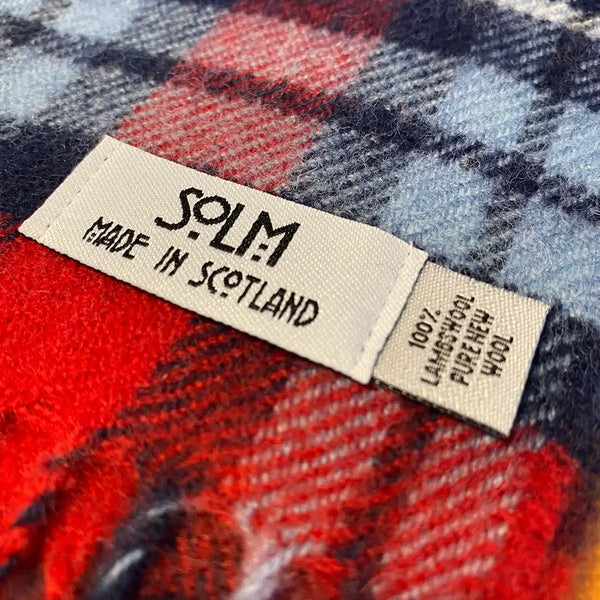 SOLM Lambswool Scarf - Retro Racing Product Image 3