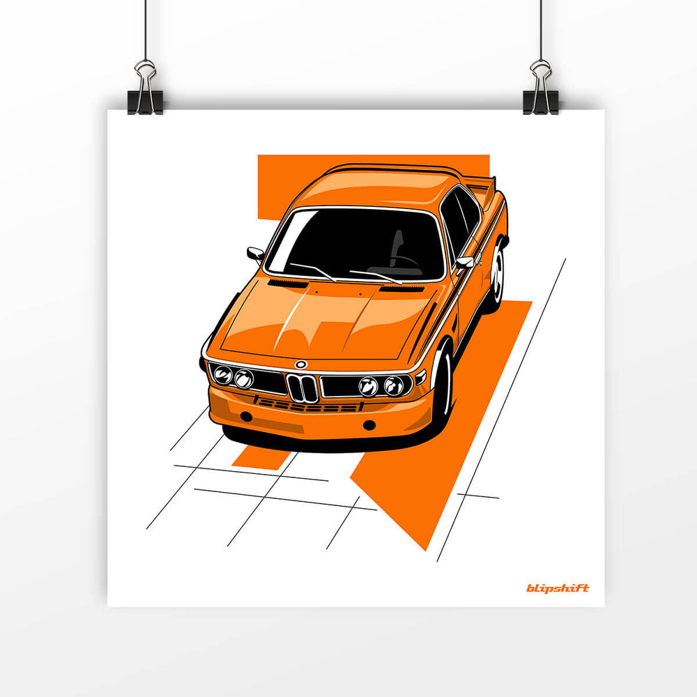 Schporty Orange Poster