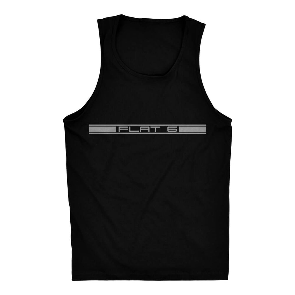 Six Script Black Men's Tank