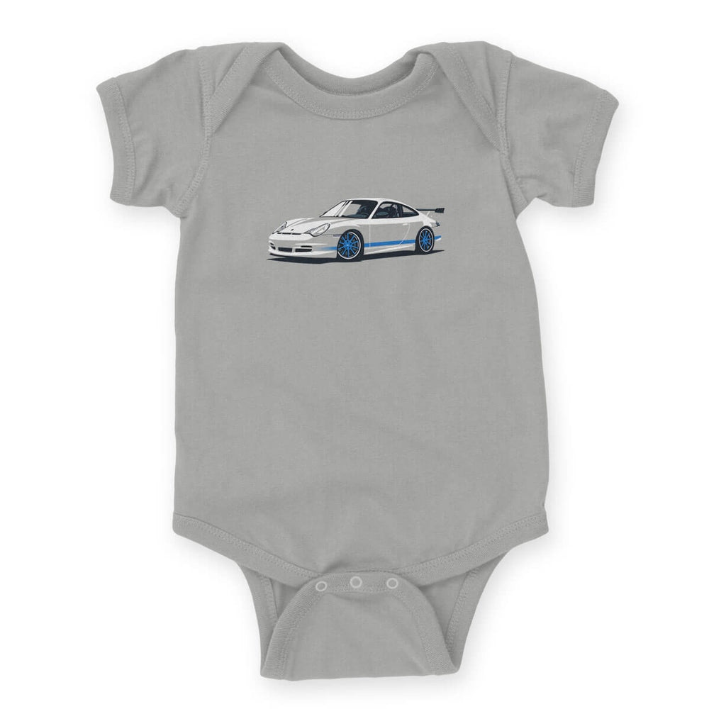 Speedy Side Up Blue Onesie