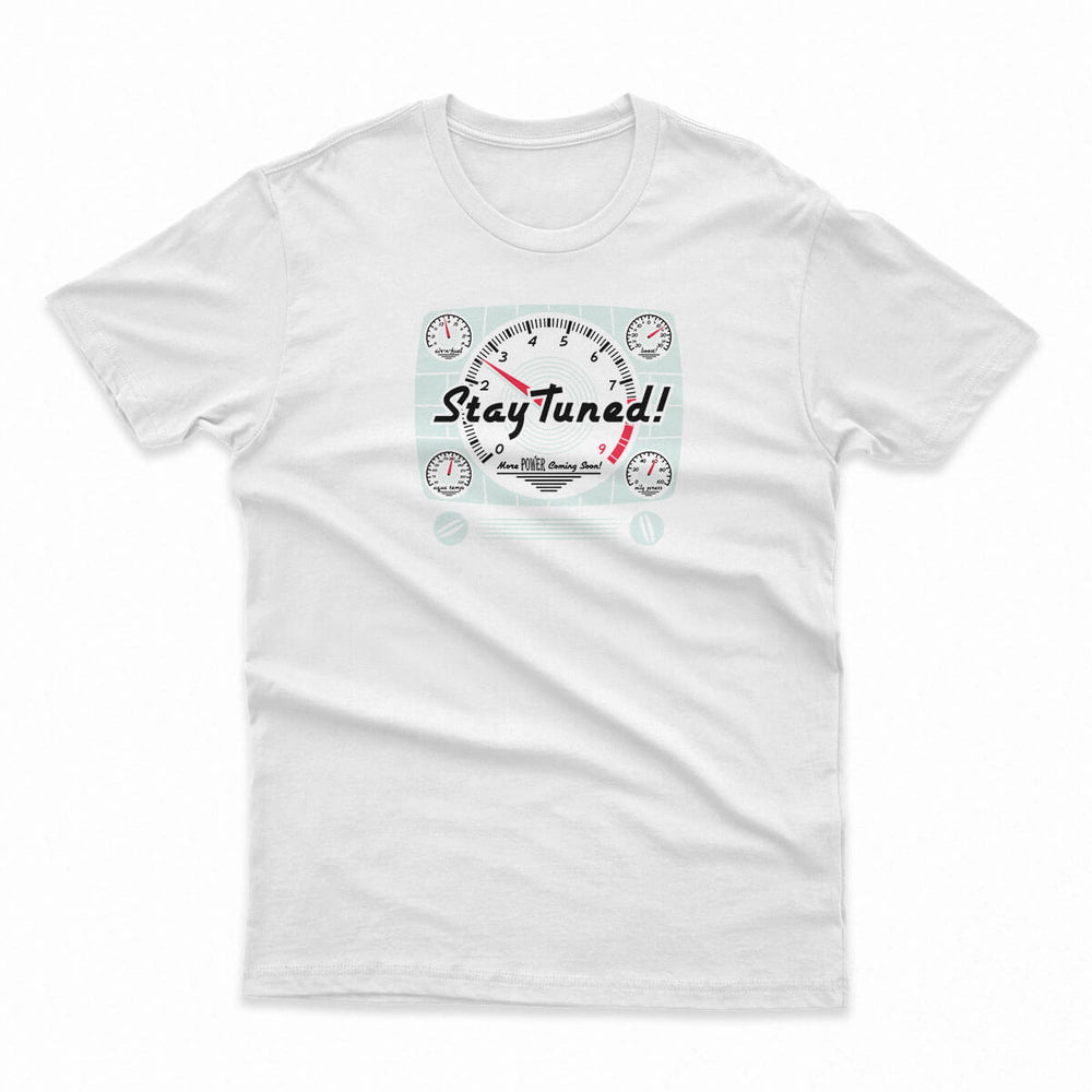 Stay Tuned Men's Fitted Tee