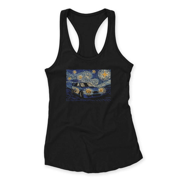 Subie Night - An artsy Gogh Subie all wheel drive car enthusiast shirt |  blipshift