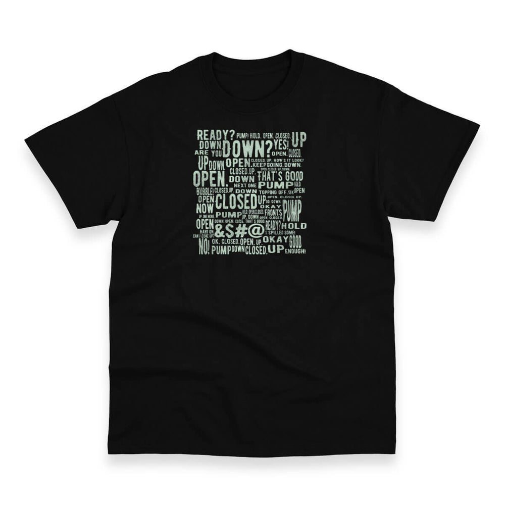 The Brake Bleed Shuffle III Men's Heavy Duty Tee