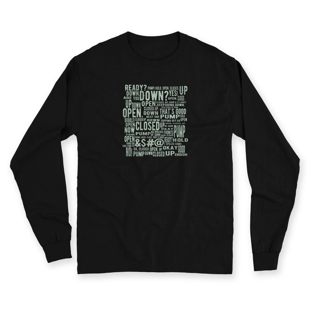 The Brake Bleed Shuffle III Men's Long Sleeve