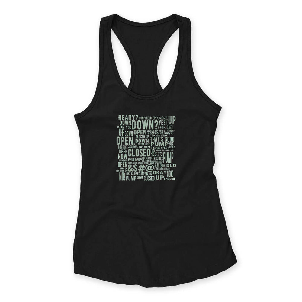The Brake Bleed Shuffle III Women's Tank