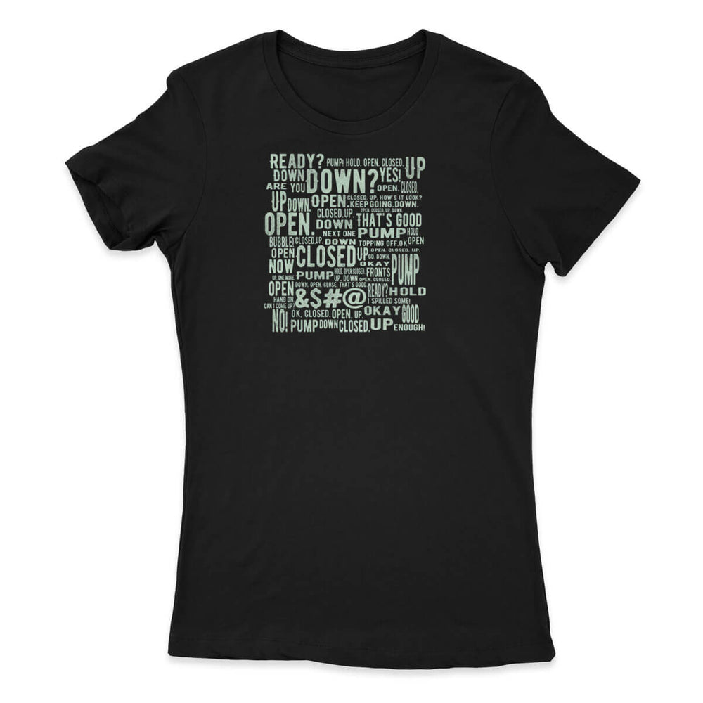 The Brake Bleed Shuffle III Women's Tee