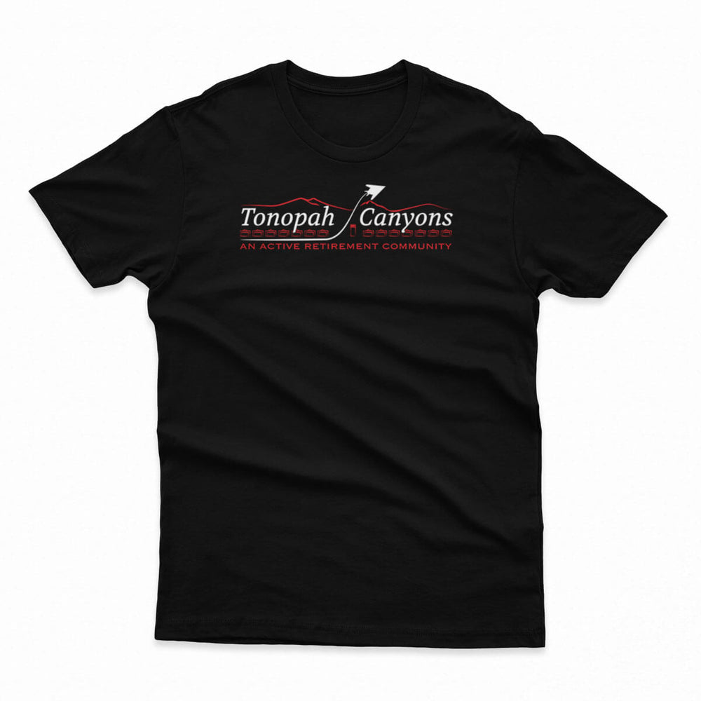 Tonopah Canyon Black Men's Fitted Tee