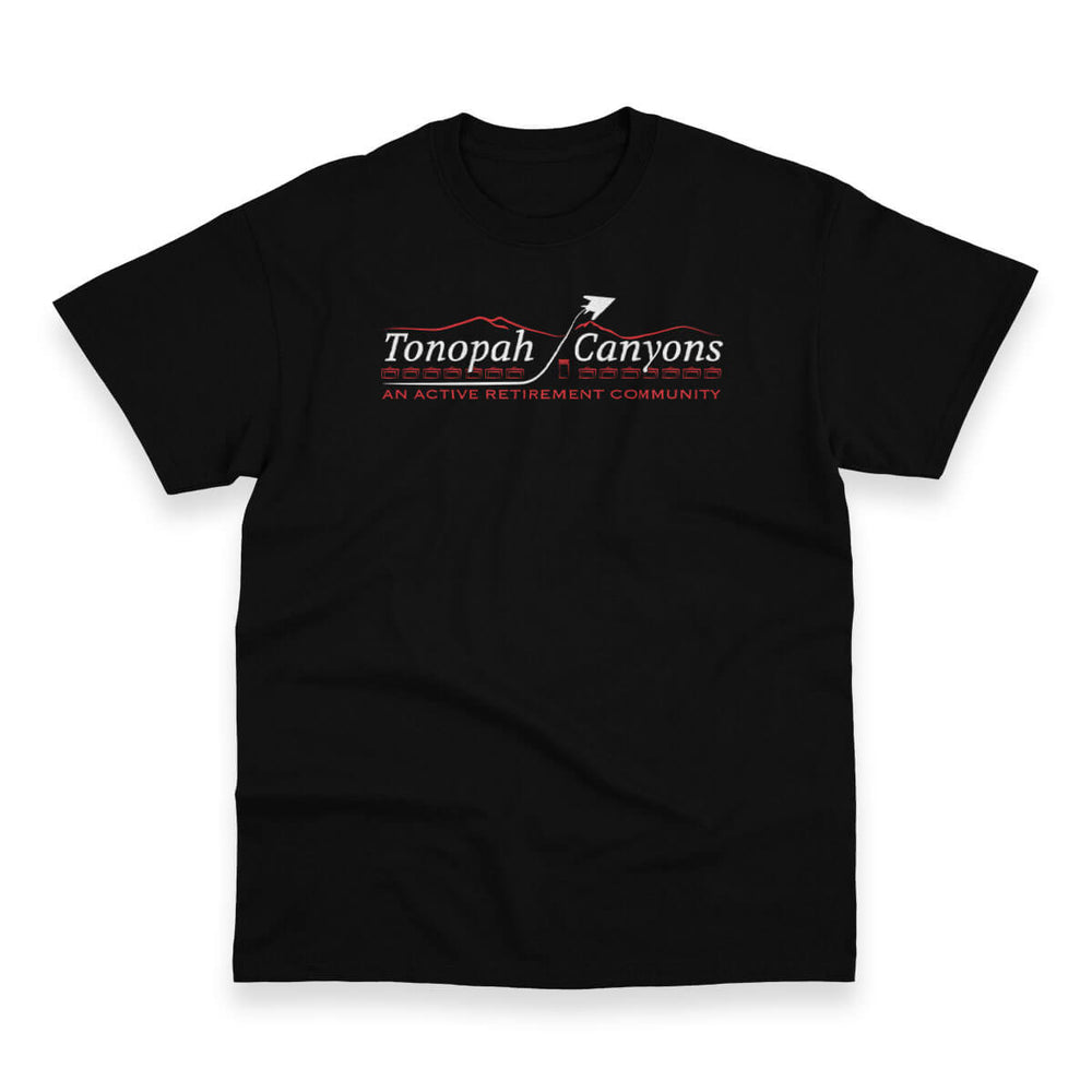 Tonopah Canyon Black Men's Heavy Duty Tee